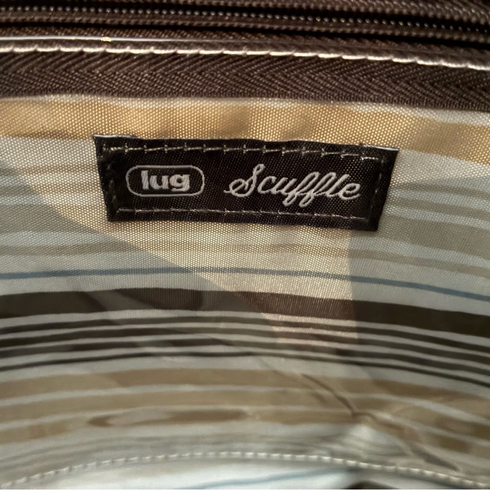 Lug Scuffle Crossbody Bag w/ Mini Bag, Walnut Brown - Picture 4 of 7